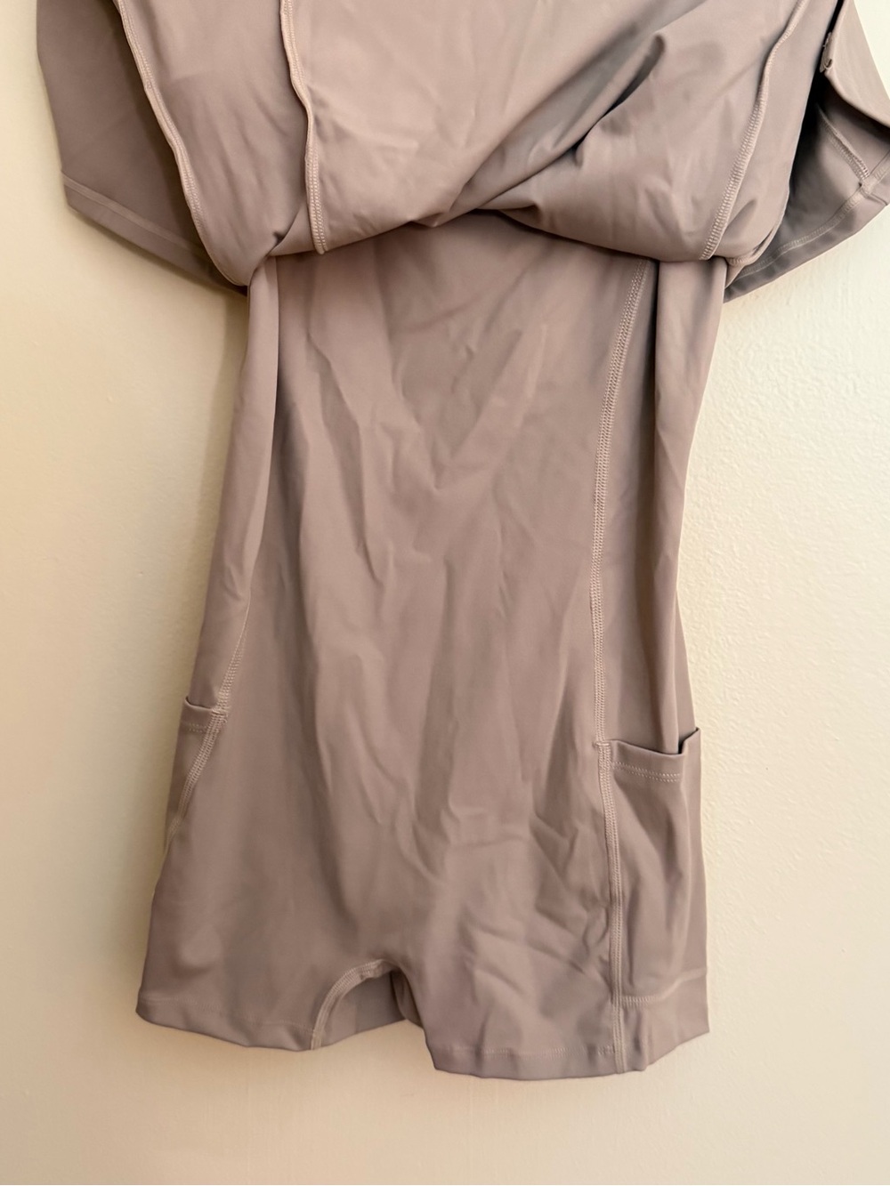 Taupe Athletic Dress with Spaghetti Straps - NWT - Picture 6 of 7